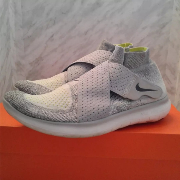 Nike Shoes - NIKE FREE RN MOTION Flyknit Grey Trainers 880846 002 womens sz 9.5 men's sz 8